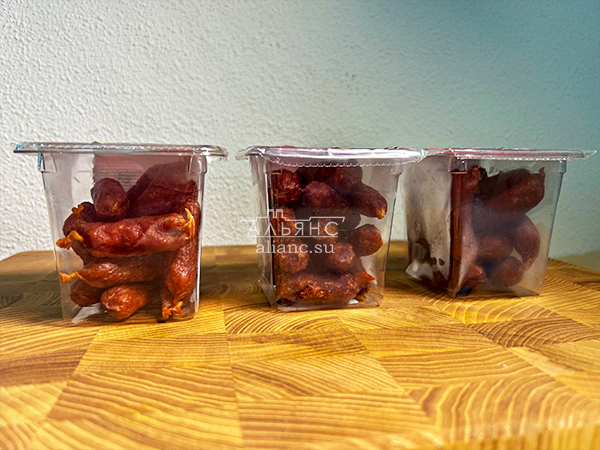 Колбаски МИНИ со вкусом аджики с/к (100 гр) в Петрозаводске