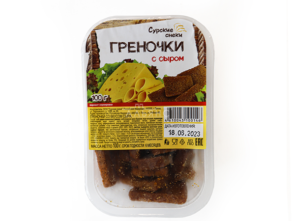 Сурские гренки со вкусом Сыра (100 гр) в Петрозаводске