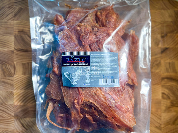 Мясо (АЛЬЯНС) вяленое курица 500гр "С халапеньо" в Петрозаводске