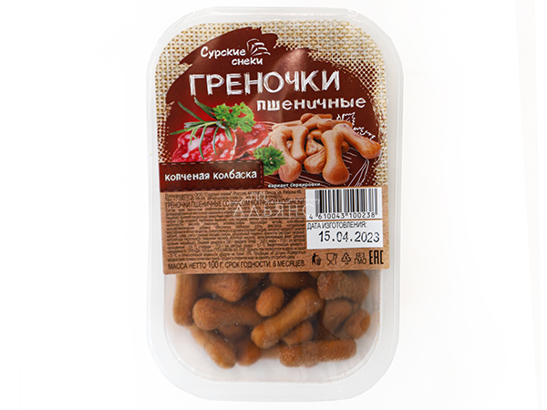 Сурские (ПШЕНИЧНЫЕ) Копченая колбаска (100 гр) в Петрозаводске