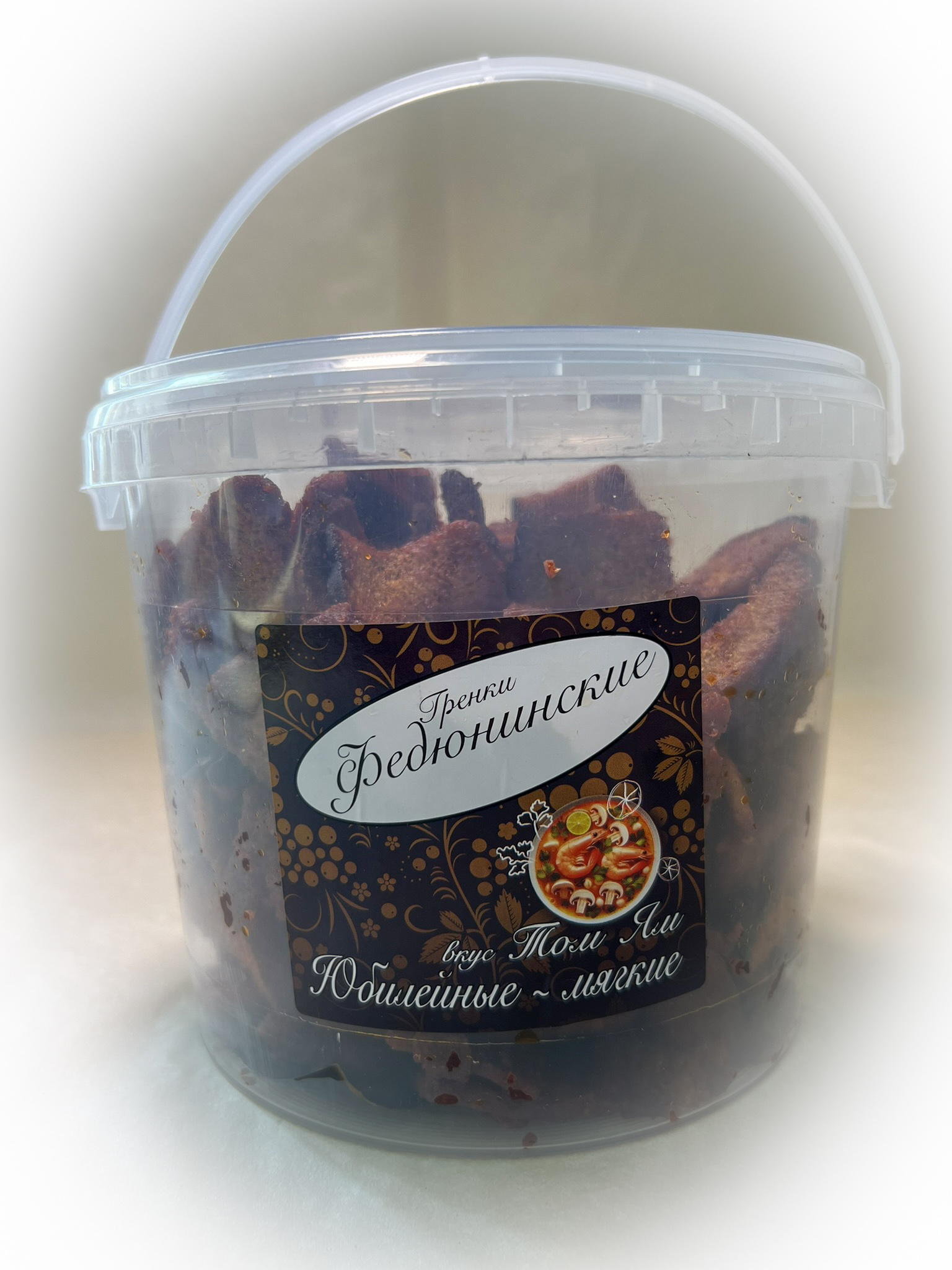 Гренки "ФЕДЮНИНСКИЕ" "Том ям" (ведро 900 гр.) в Петрозаводске