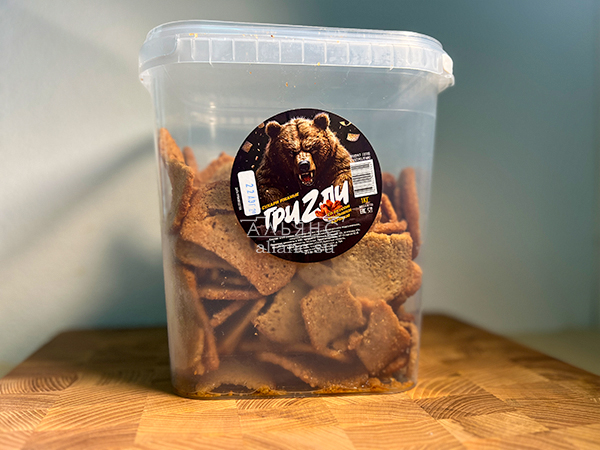 Ведро Ржаные гренки со вкусом Крылышки Барбекю (1 кг) в Петрозаводске