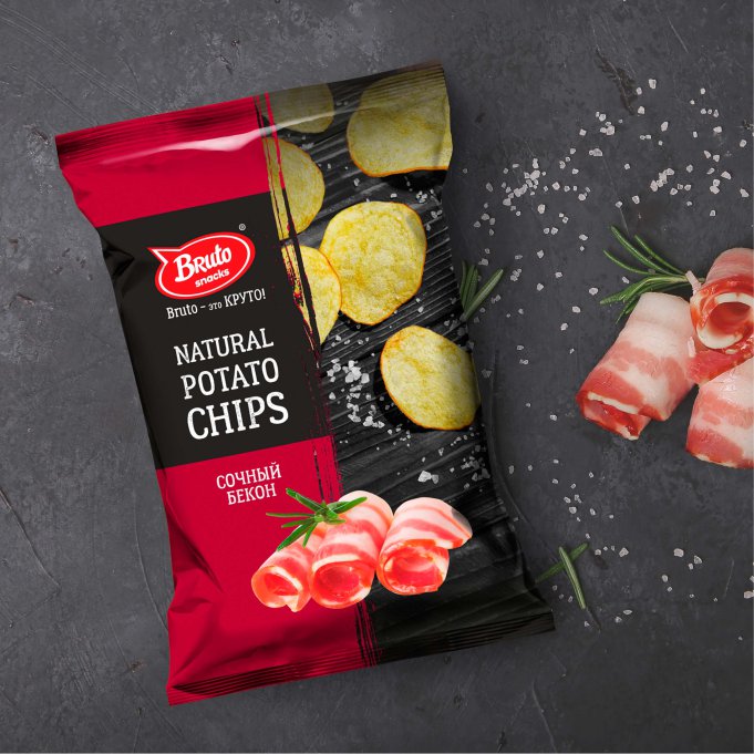 Картофель «Бруто» со вкусом бекона 130 гр. в Петрозаводске
