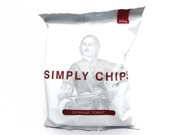 Картофельные чипсы "Simple chips" Пряный томат 80 гр. в Петрозаводске